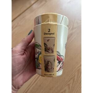 New Bundle Of 2 Zack! Designs Mermaid 🧜🏻‍♀️ Plastic Cups 2 Designs size 10oz